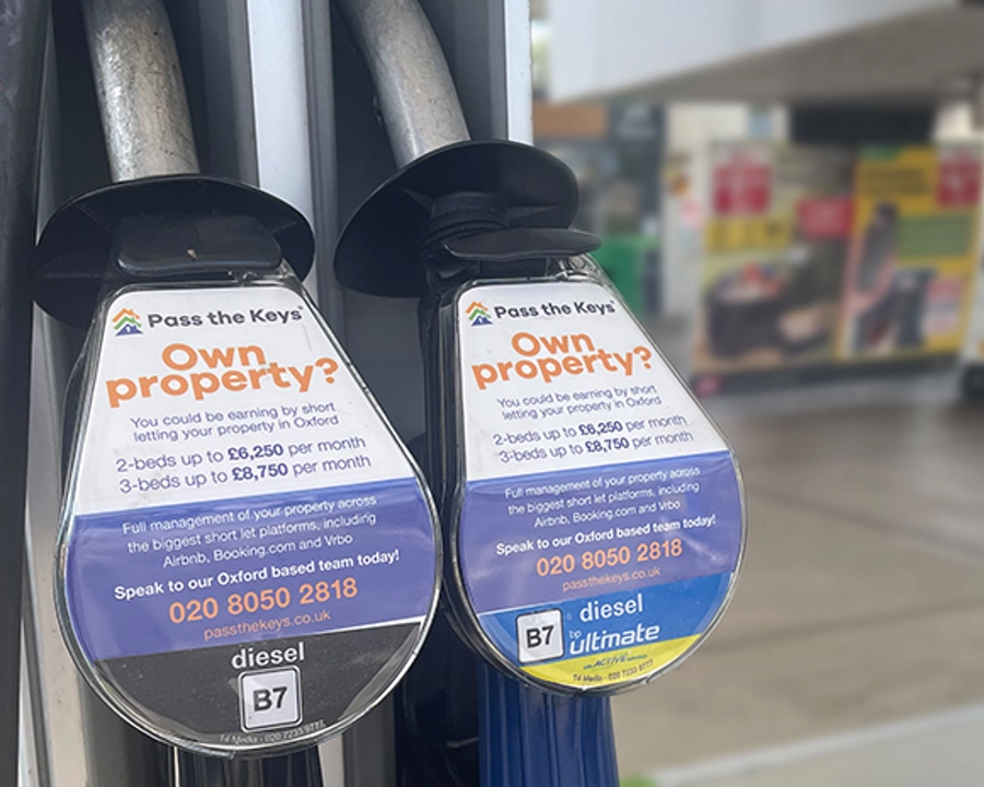 Petrol pump advertising campaign