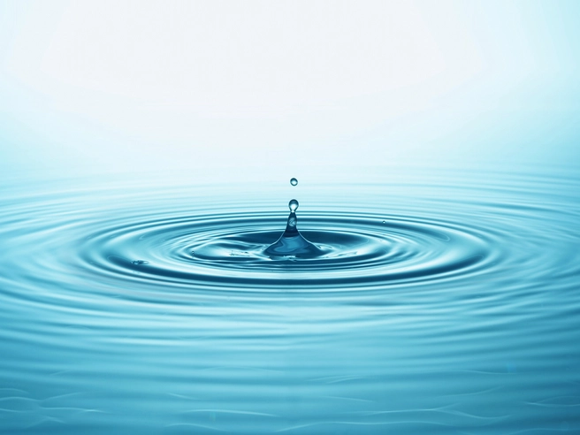 Water ripple.