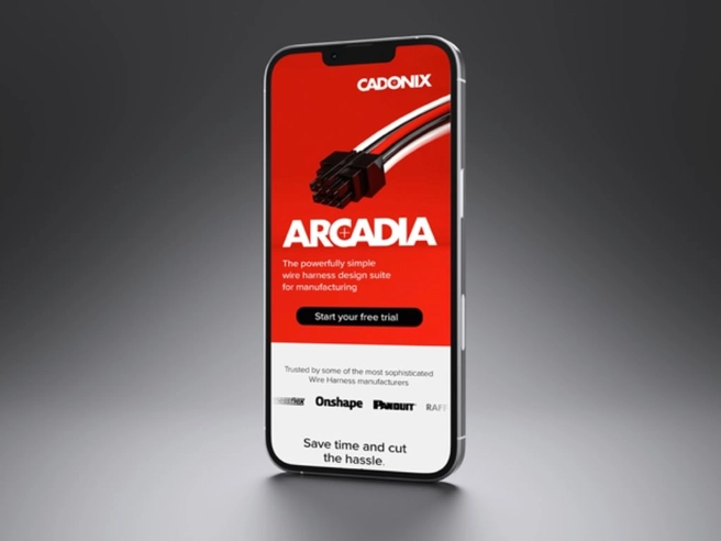 Cadonix landing page mobile preview 