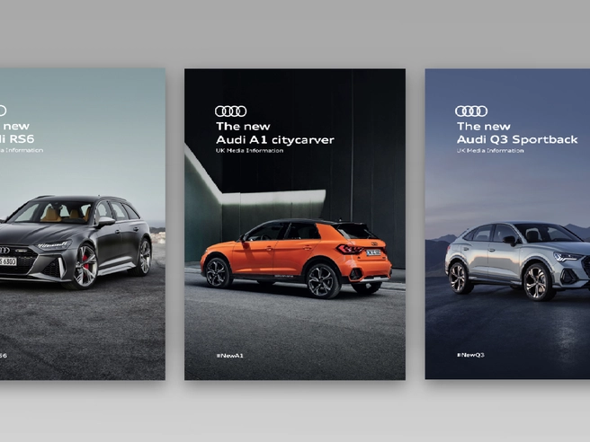 Audi brochure covers