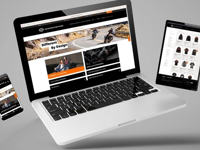 Harley Davidson ordering tool preview cropped