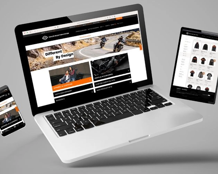 Harley Davidson ordering tool preview cropped