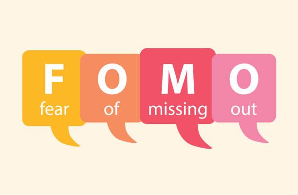 FOMO - Fear Of Missing Out graphic