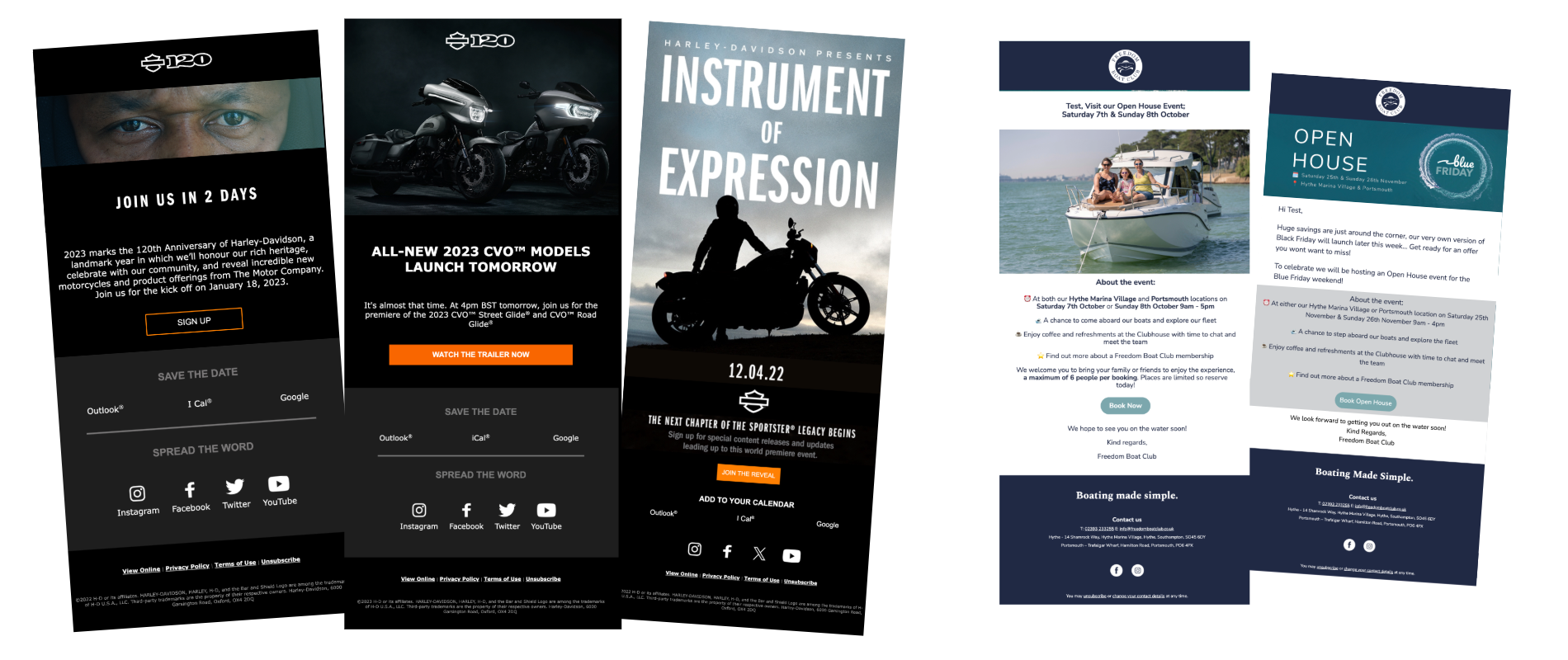 Client email invitation examples