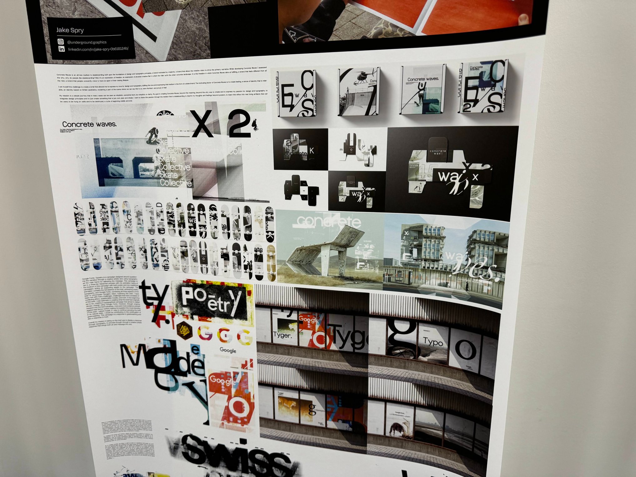 Joe Williams - Graduate graphic design work