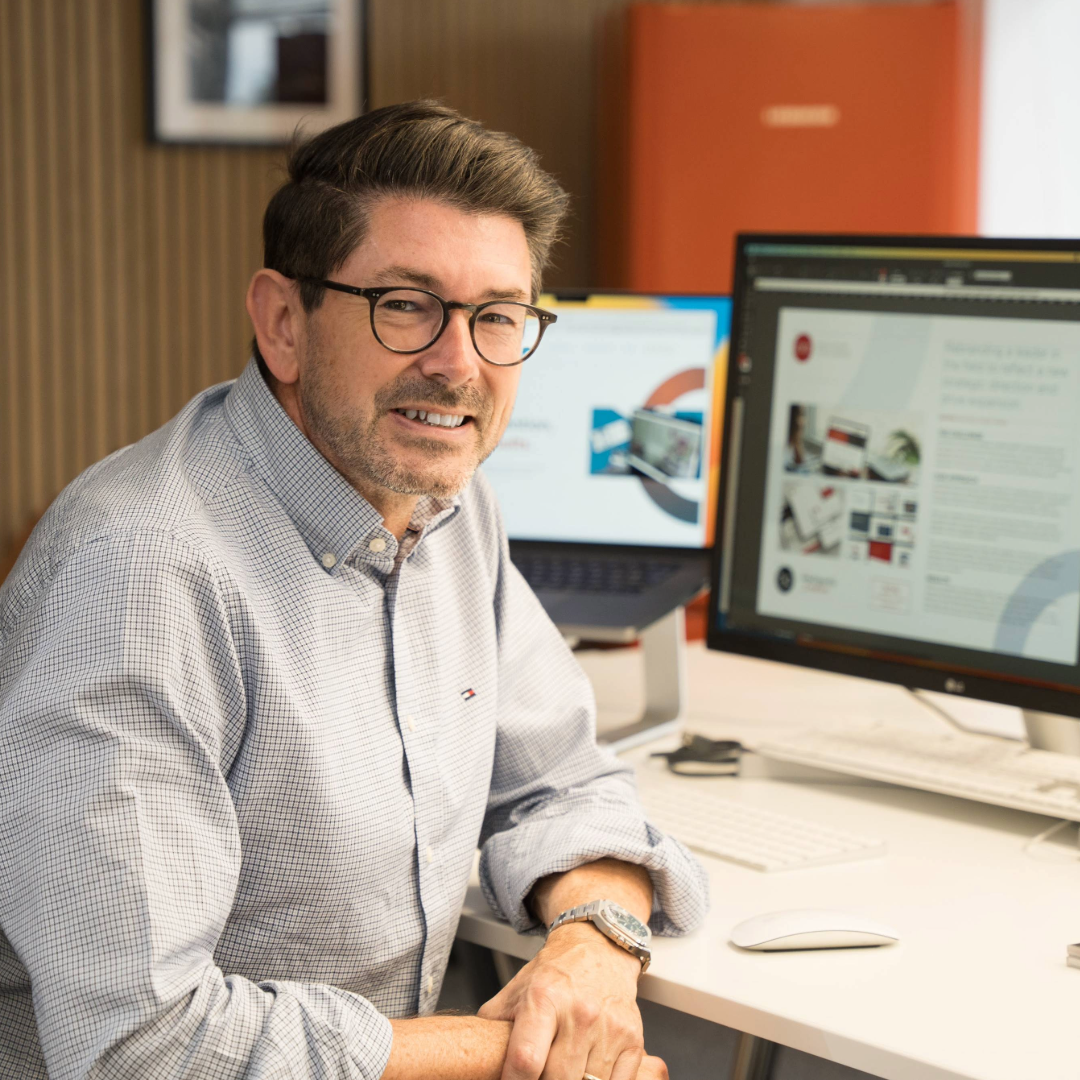 Zack D'Arcy Willett, Creative Director and Founder of h2o creative in our oxford uk office