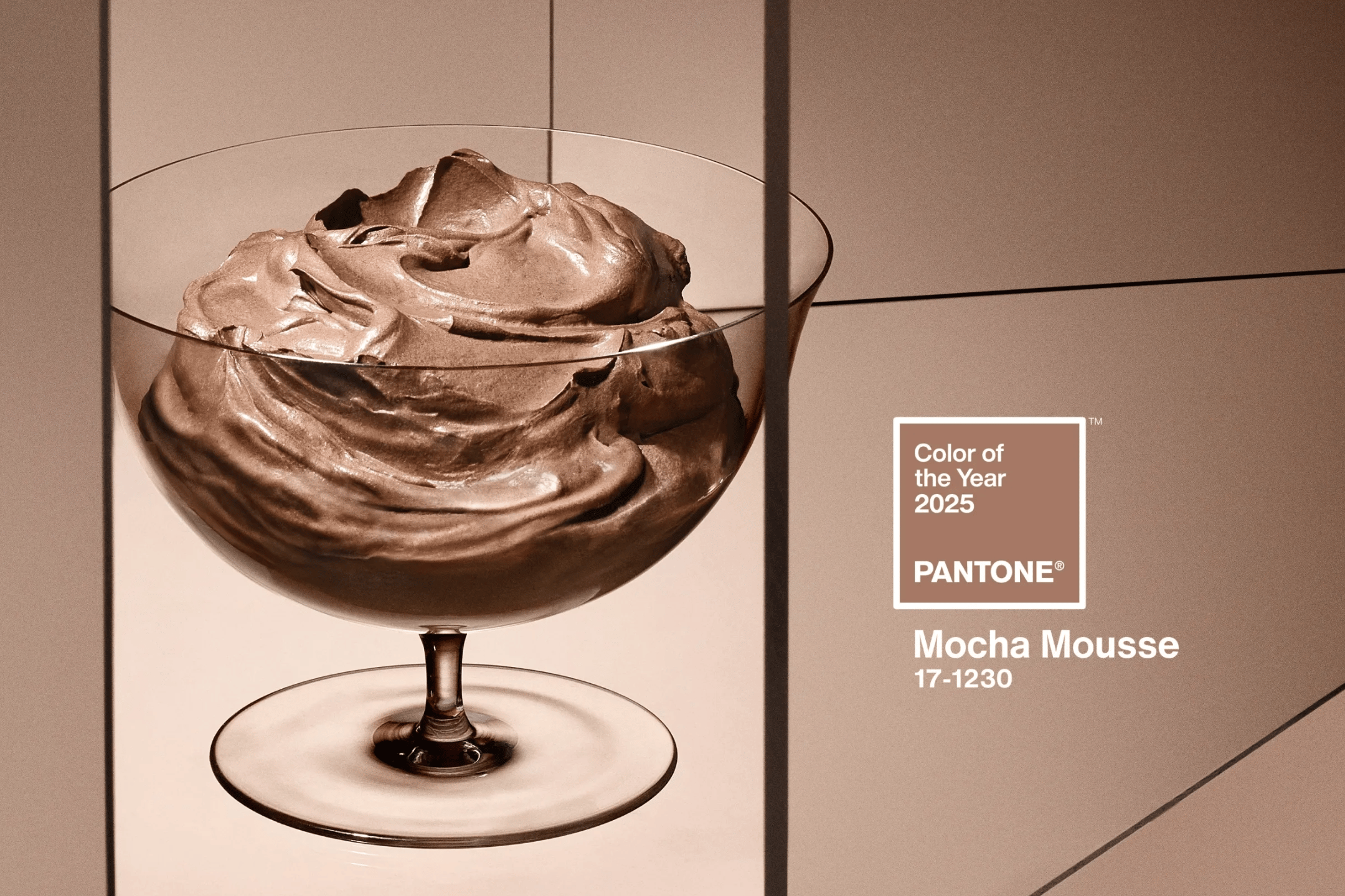 Pantone color colour of the year, mocha mousse, a brown shade