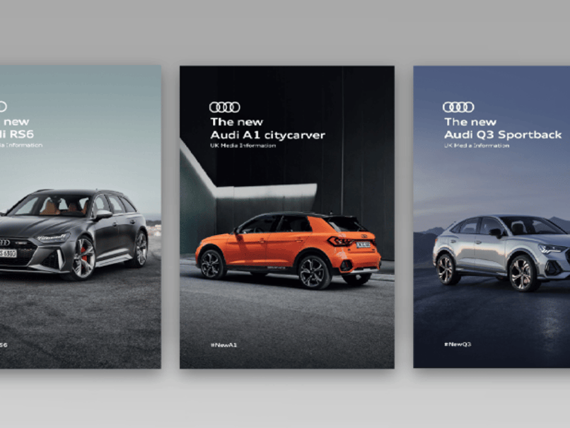 Audi brochure covers