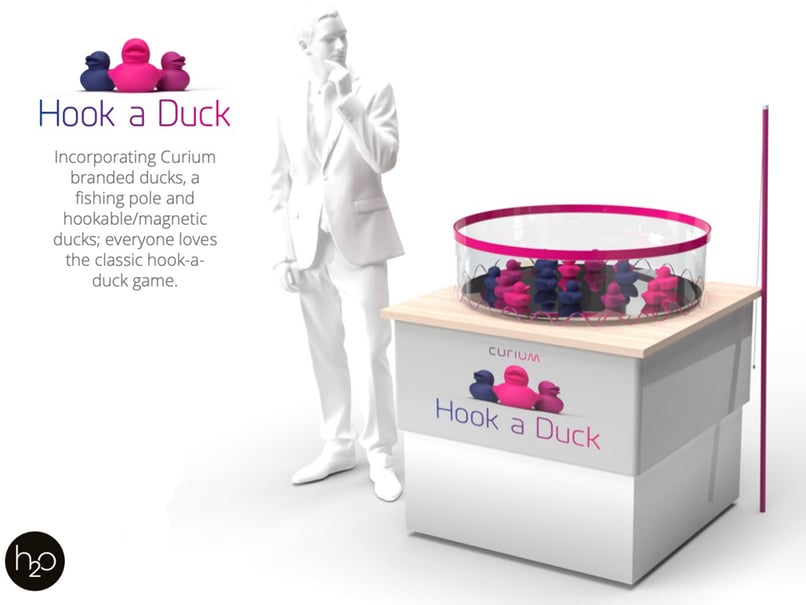 Hook a duck stand design curium