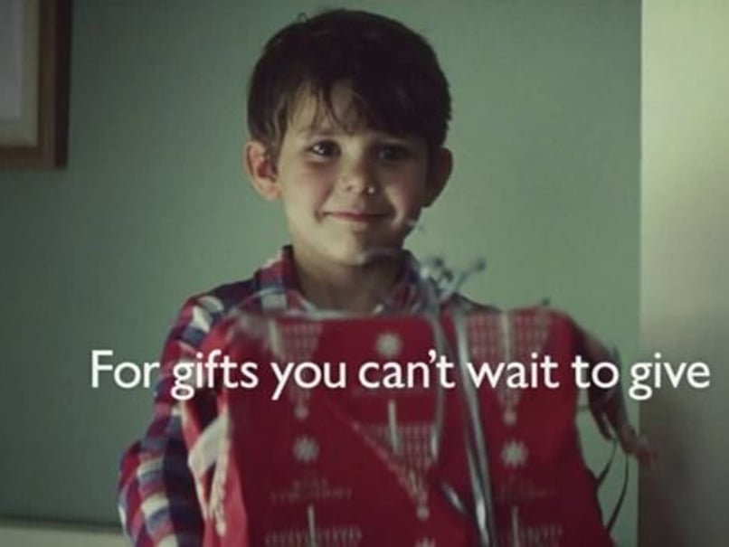 John Lewis ad screenshot