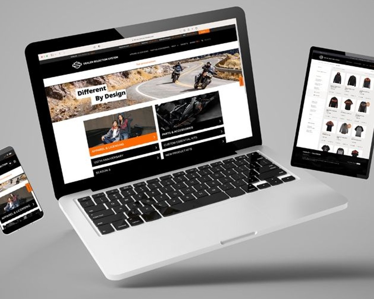 Harley Davidson ordering tool preview cropped