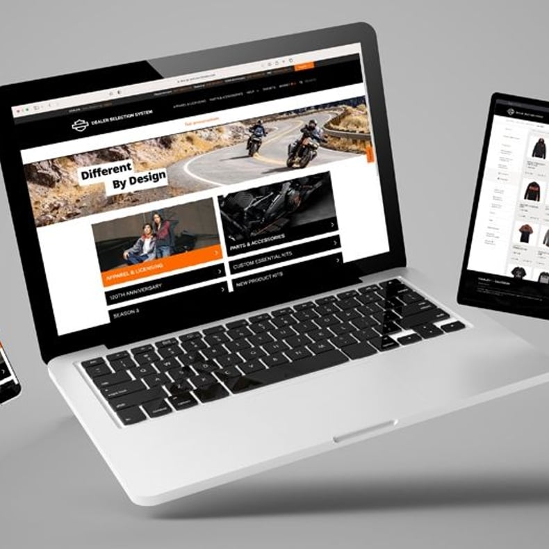 Harley Davidson ordering tool preview cropped