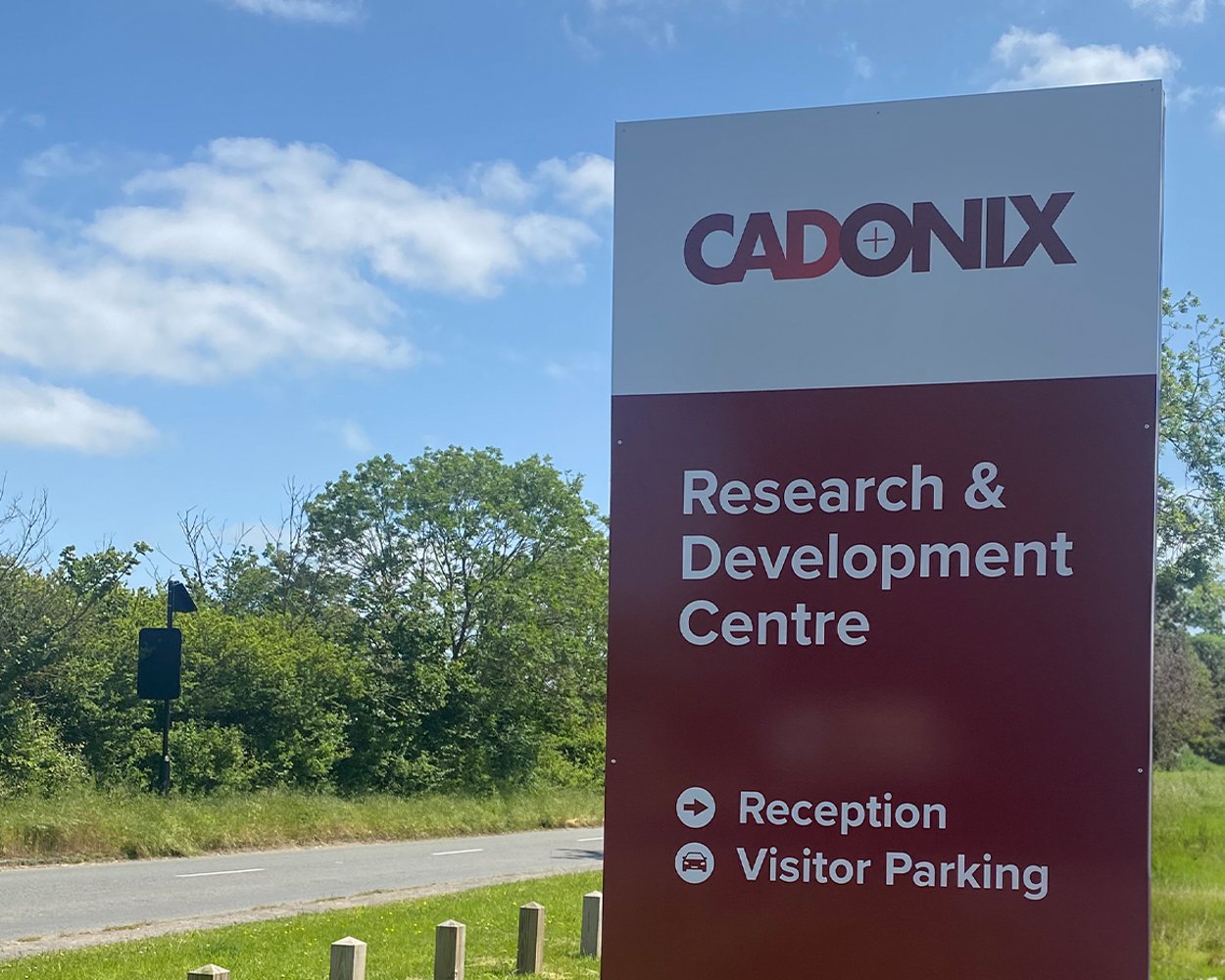 cadonix research and development centre sign