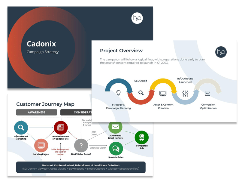 Showing the cadonix campaign strategy document