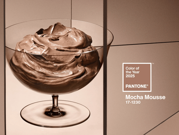 Pantone color colour of the year, mocha mousse, a brown shade