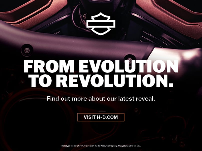 Harley-Davidson model year digital launch event